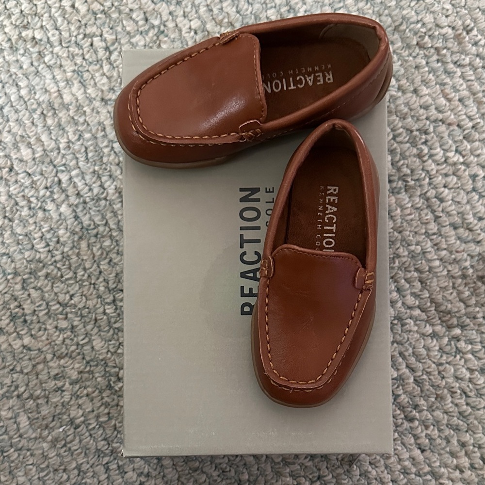 Kenneth Cole Reaction Brown Baby Loafers